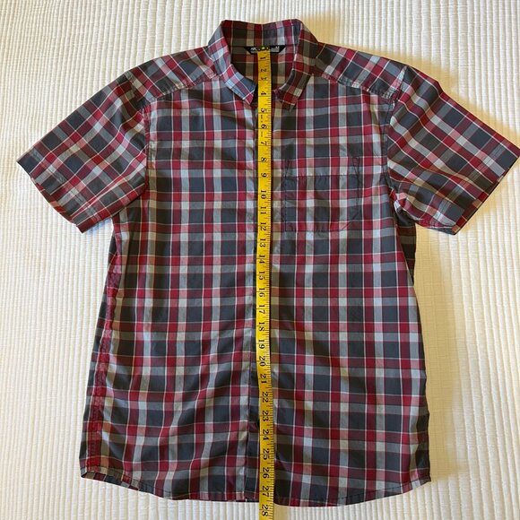 Arc'teryx Brohm Short Sleeve Shirt, Small, Red Plaid - Picture 2 of 8